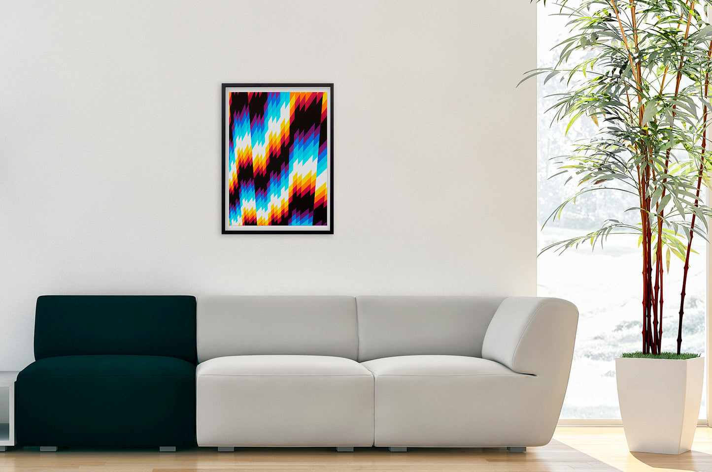 Limited edition Chromadynamica P piece by Felipe Pantone available at Underdogs