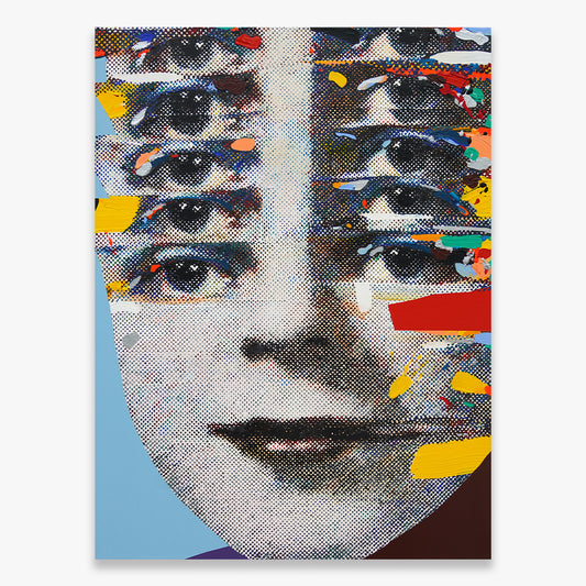 Mirrored thought (blue)