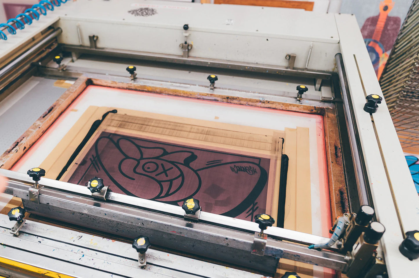 Limited edition Throw Up Andre Screen Print piece by André Saraiva & JonOne available at Underdogs