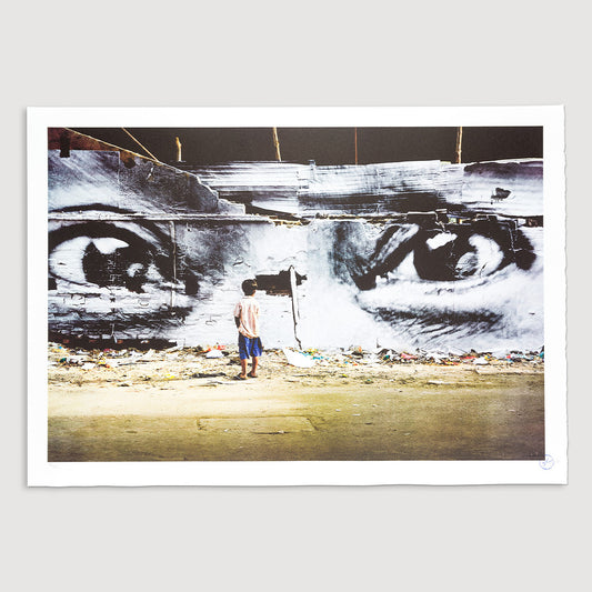 Collectible Action In Phnom Penh Peng Panh Cambodia art piece by JR, sold via Underdogs