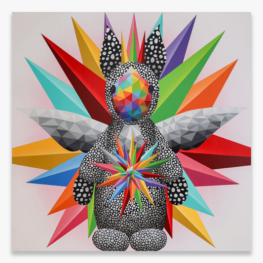 Limited edition Holly Digital Animal Ii piece by Okuda San Miguel available at Underdogs