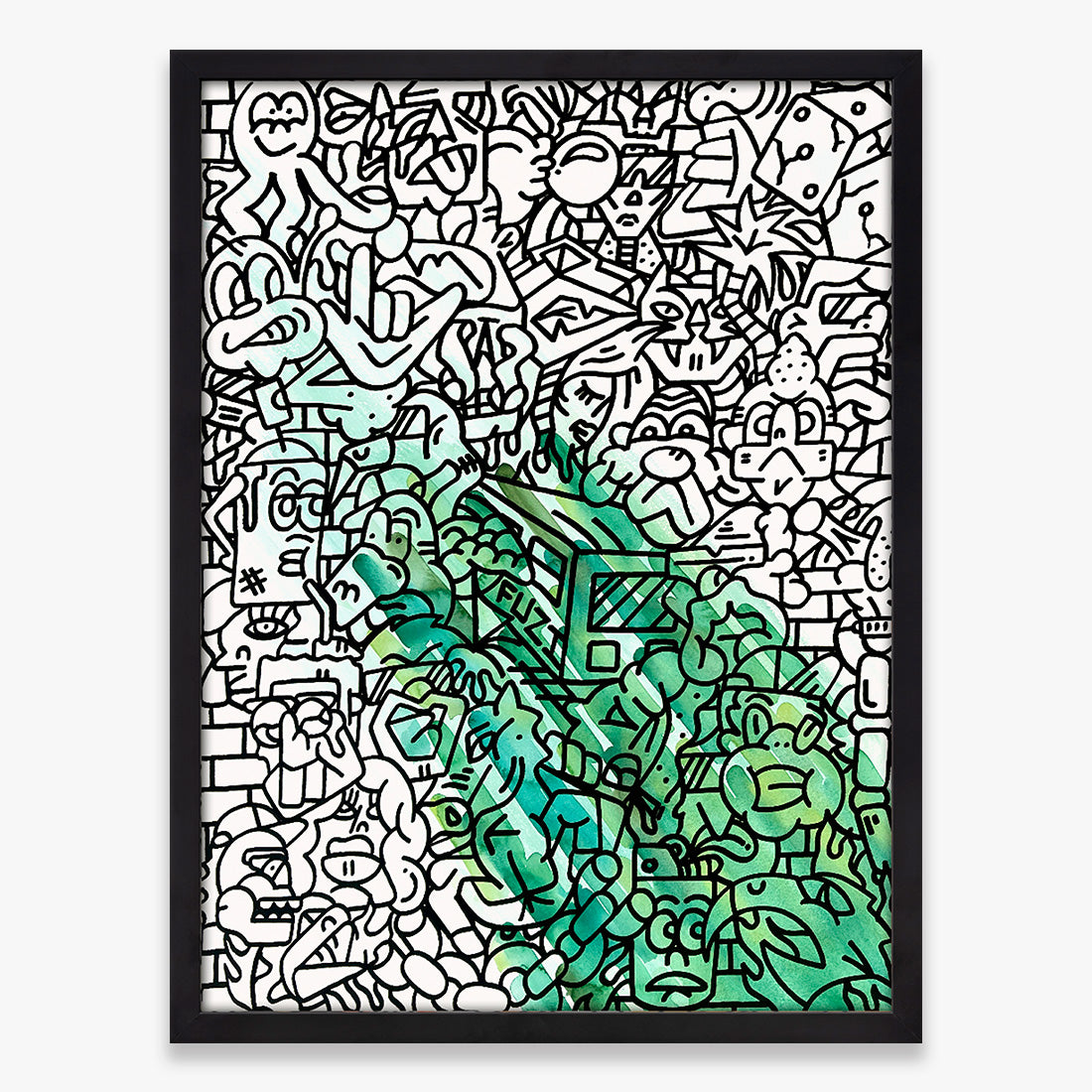 Limited edition Untitled piece by FUZI available at Underdogs