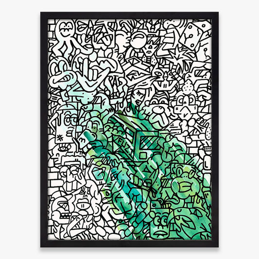 Limited edition Untitled piece by FUZI available at Underdogs