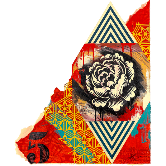 Buy the Flower Diamond artwork by Shepard Fairey now at Underdogs