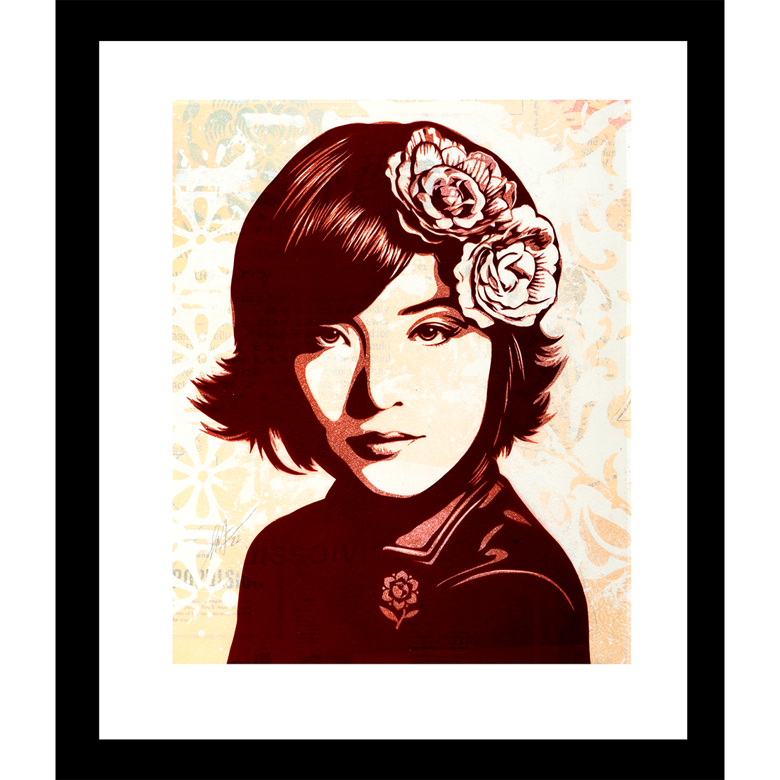 Buy the Open Minds Woman artwork by Shepard Fairey now at Underdogs