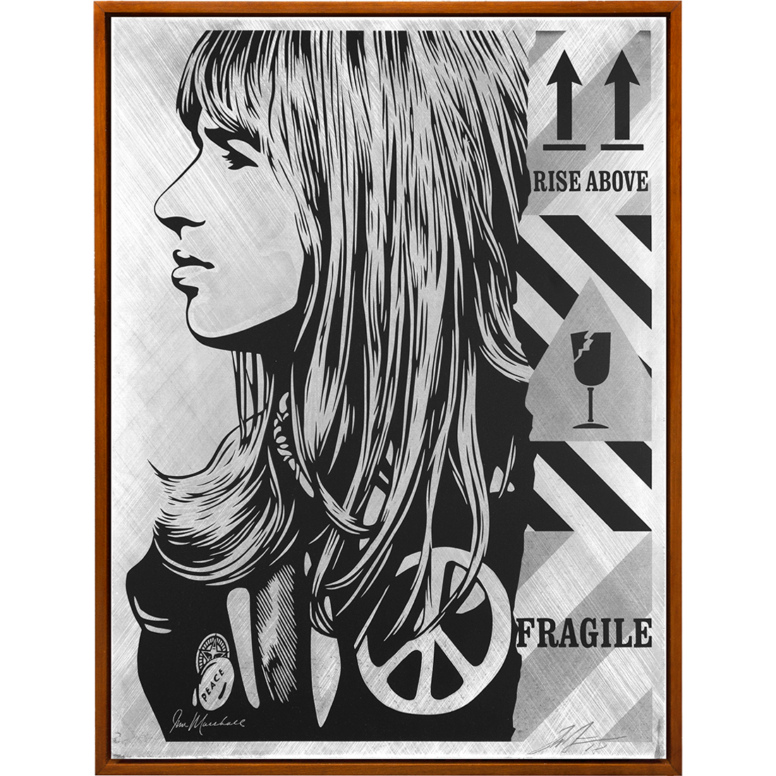 Buy the Fragile Peace artwork by Shepard Fairey now at Underdogs