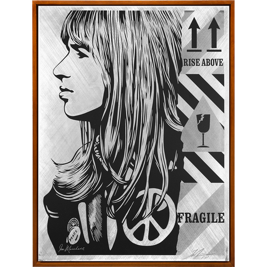 Buy the Fragile Peace artwork by Shepard Fairey now at Underdogs