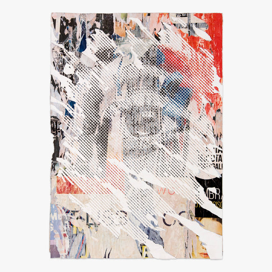 Collectible Allusion art piece by Alexandre Farto aka Vhils, sold via Underdogs