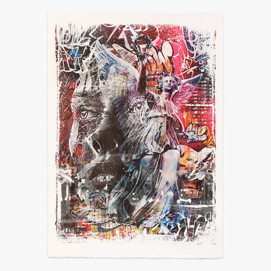 Limited edition Triumph Edition By piece by PichiAvo & Alexandre Farto aka Vhils available at Underdogs
