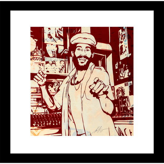 Buy the Scratch On The Wire artwork by Shepard Fairey now at Underdogs