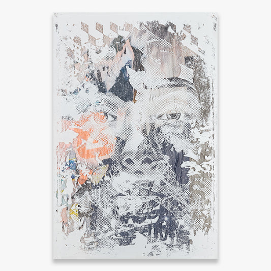 Collectible Palimpsest Monography art piece by Alexandre Farto aka Vhils, sold via Underdogs