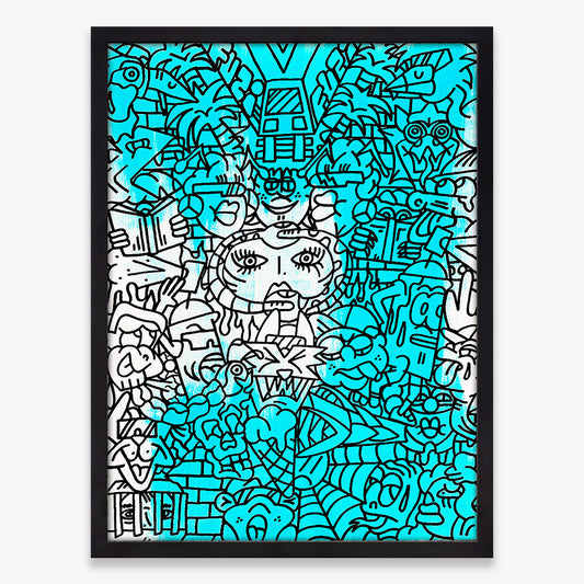 Collectible Untitled art piece by FUZI, sold via Underdogs