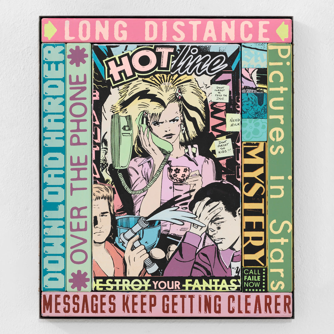 Collectible Call Now art piece by FAILE, sold via Underdogs