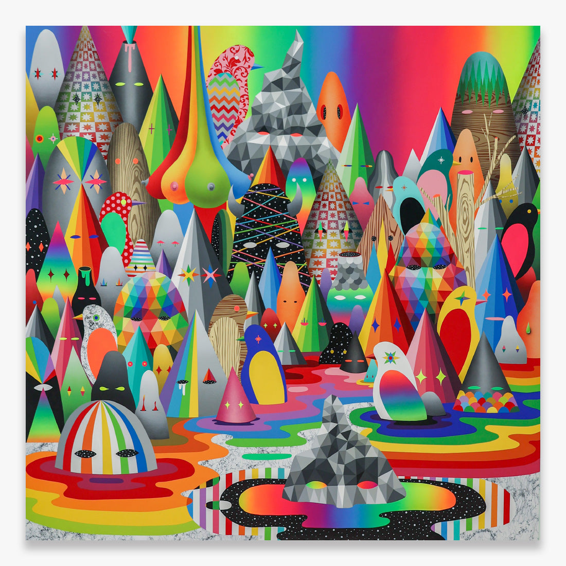 Bodegon Infinito I print by Okuda San Miguel on sale at Underdogs gallery