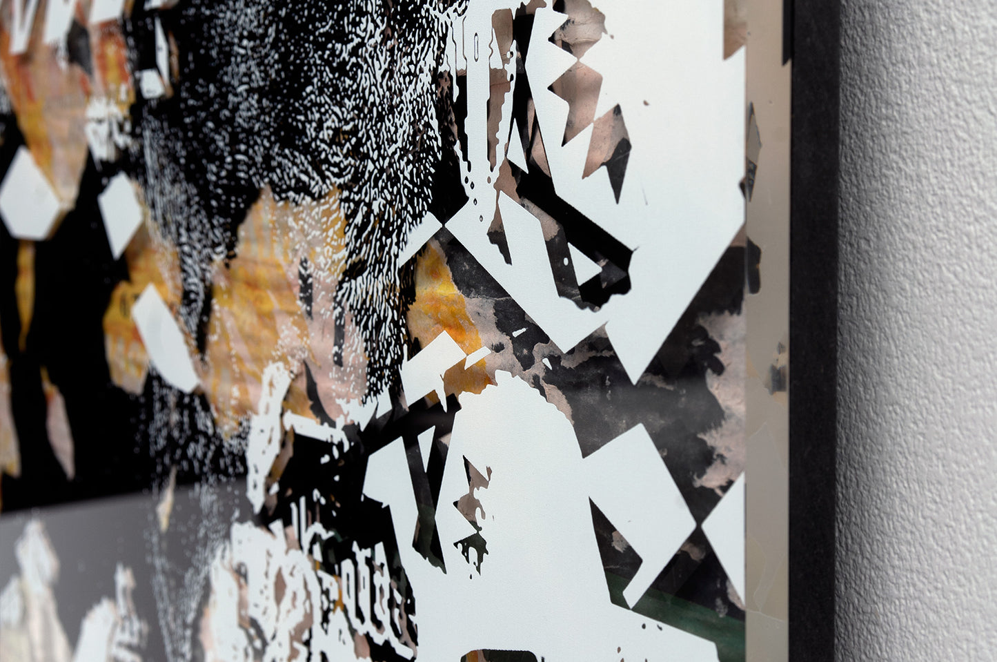 Collectible Dismantle Series art piece by Alexandre Farto aka Vhils, sold via Underdogs