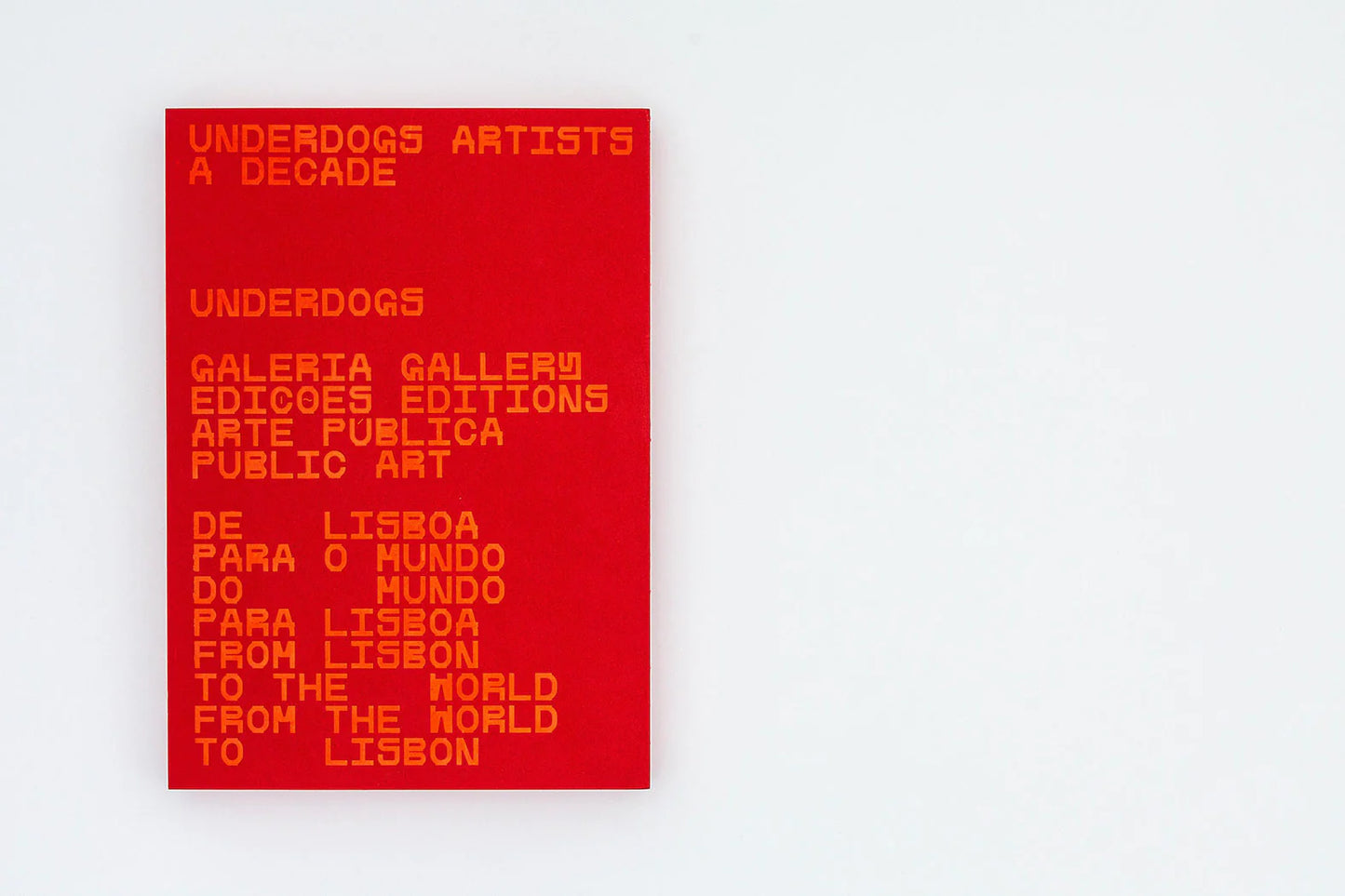 Limited edition Artists A Decade piece by Underdogs available at Underdogs