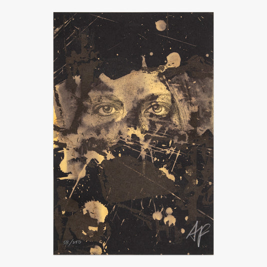 Limited edition Unfold piece by Alexandre Farto aka Vhils available at Underdogs