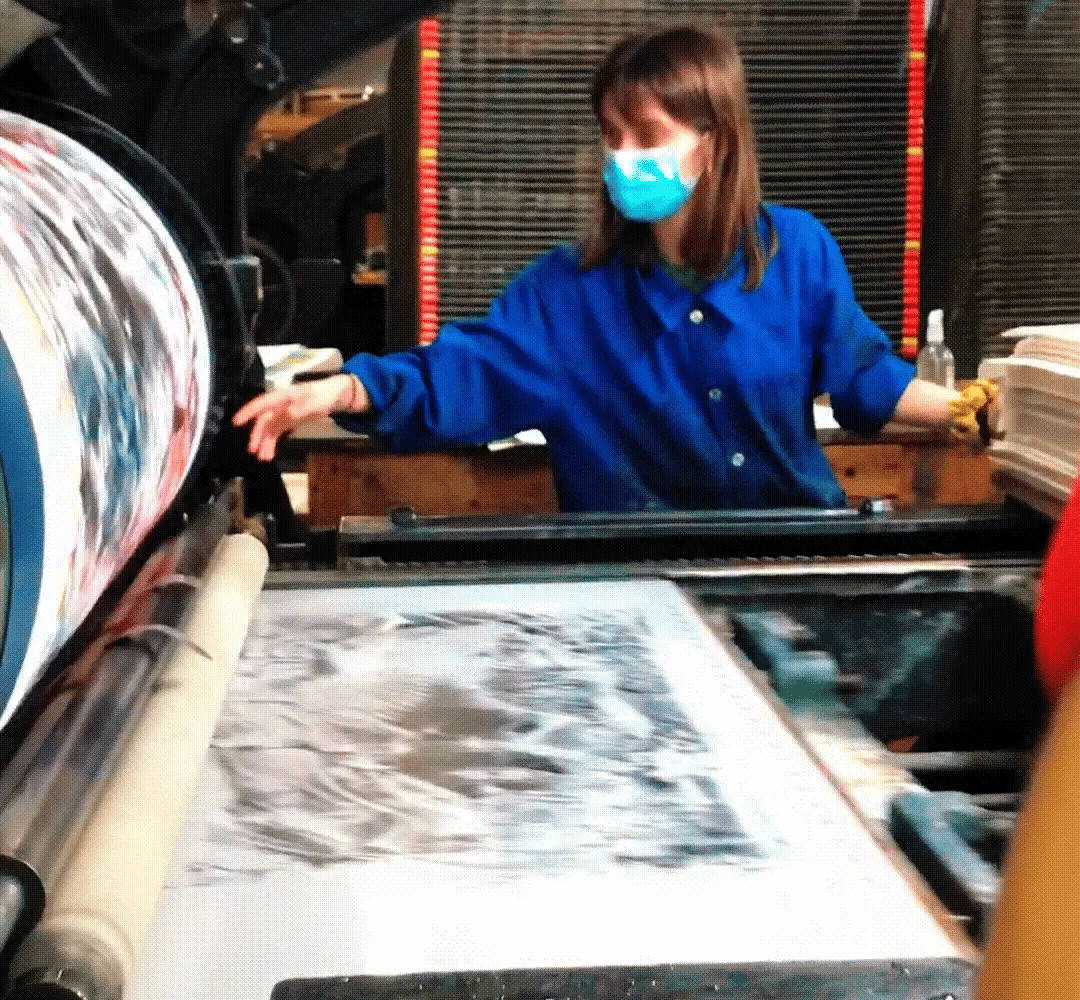 Triumph Edition By print by PichiAvo & Alexandre Farto aka Vhils on sale at Underdogs gallery