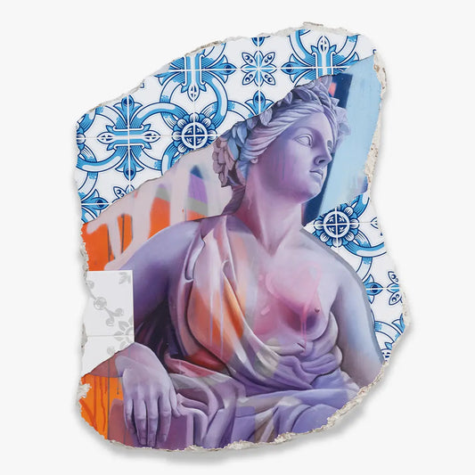 Amphitrite And Poseidon Diaspasis A print by Add Fuel & PichiAvo on sale at Underdogs gallery