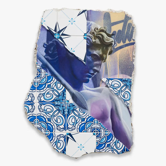 Limited edition The Lion Fighter Diaspasis A Copia piece by Add Fuel & PichiAvo available at Underdogs