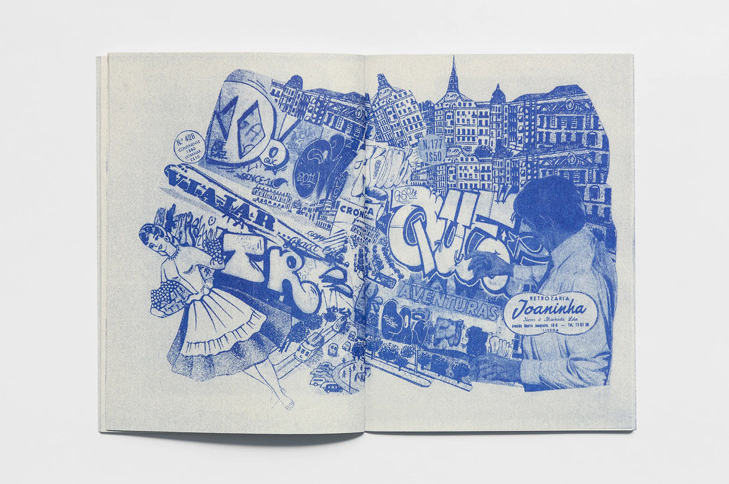 Artwork from No Borders Capbreton exhibition at Underdogs