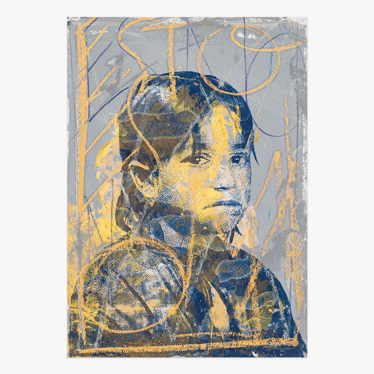 Buy the Nspm No Se Puede Mirar Artists Proof Evora Scree Print artwork by Fidel Évora now at Underdogs