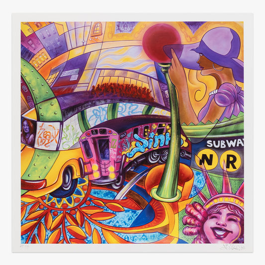 Buy the Social Club artwork by Lady Pink now at Underdogs