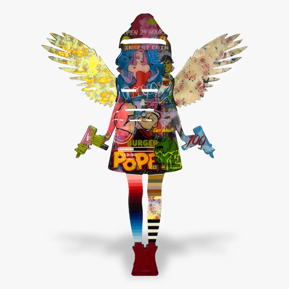 ANGEL CAKE - POP COLLAGE