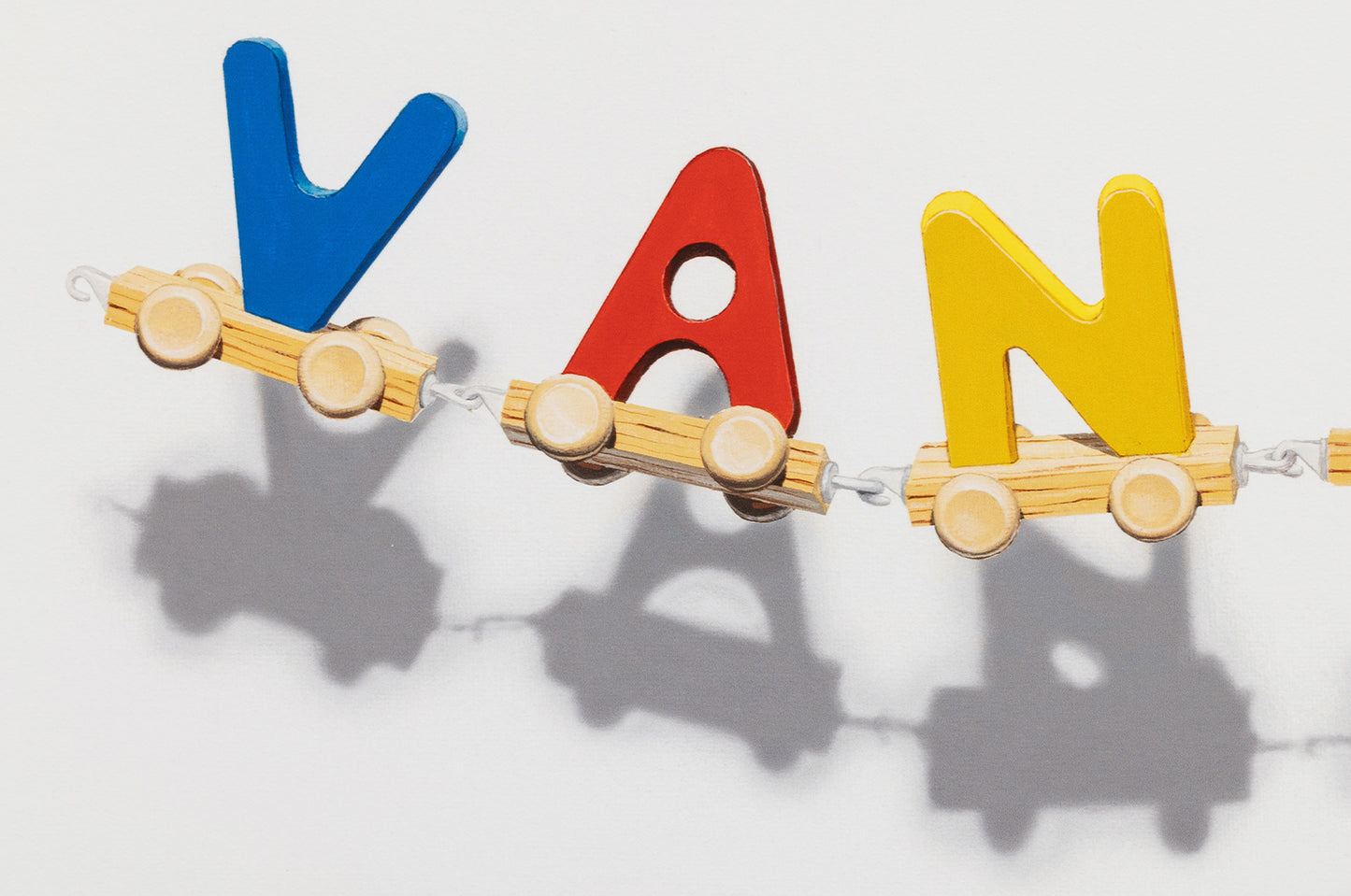 Limited edition Toy Train X Vandal piece by Nuno Viegas available at Underdogs