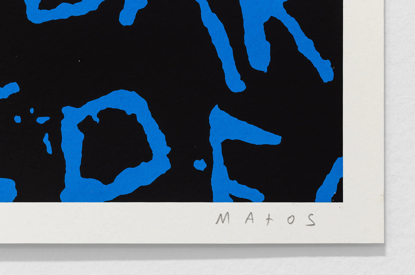 Untitled Dar Screen Print print by Pedro Matos on sale at Underdogs gallery