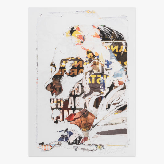 Collectible Remnant art piece by Alexandre Farto aka Vhils, sold via Underdogs