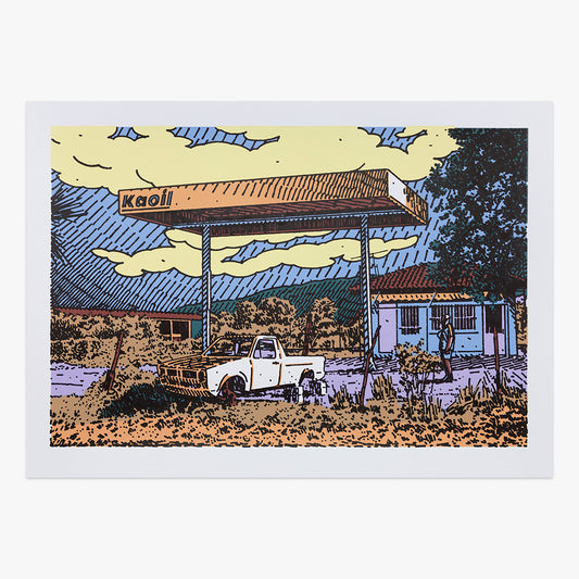 Limited edition Irene Screen Print piece by Dimitris Trimintzios aka Taxis available at Underdogs