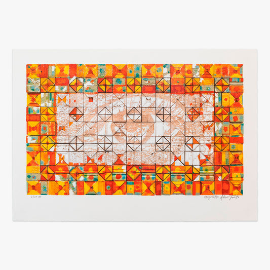 Buy the Mensagem Artists Proof artwork by Manuel Cargaleiro & Alexandre Farto aka Vhils now at Underdogs