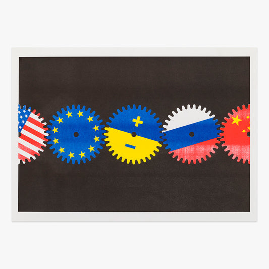 Buy the Diabolux Ex Machina Maismenos Risograph artwork by ±MaisMenos± now at Underdogs