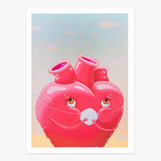 Collectible Love Is In The Air art piece by Maria Imaginário, sold via Underdogs