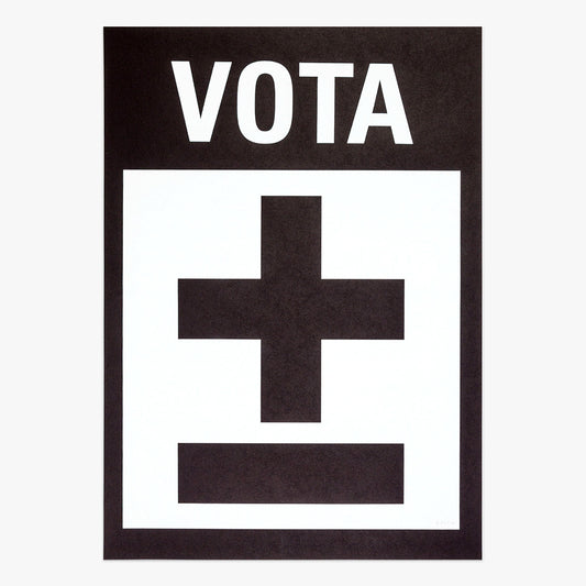 Collectible Vota art piece by ±MaisMenos±, sold via Underdogs