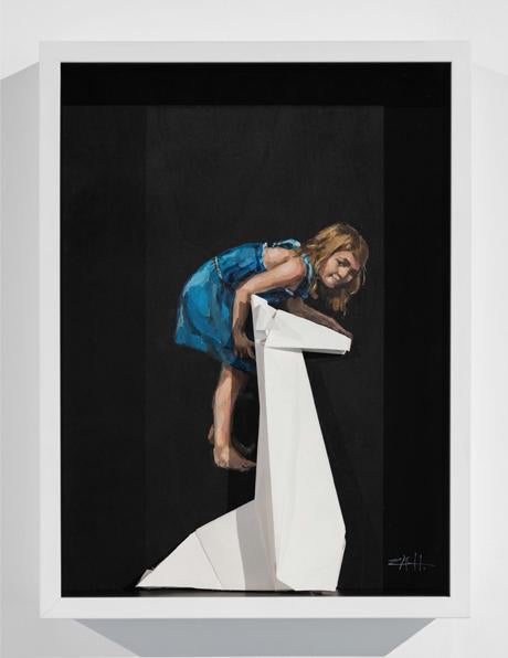 Collectible Solo Show art piece by Ernest Zacharevic, sold via Underdogs