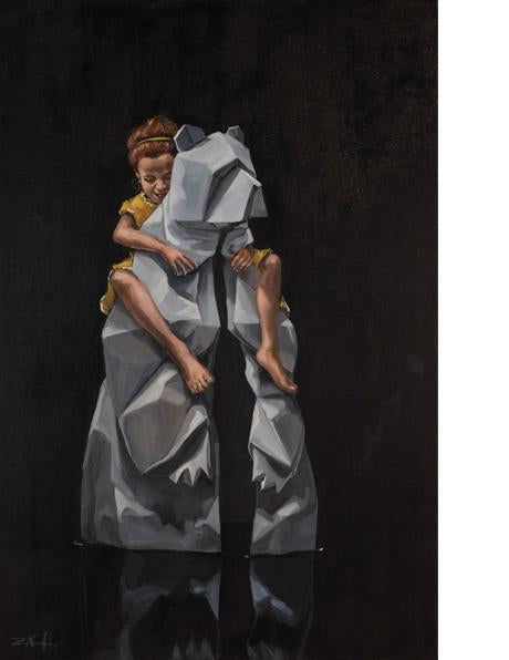 Limited edition Solo Show piece by Ernest Zacharevic available at Underdogs