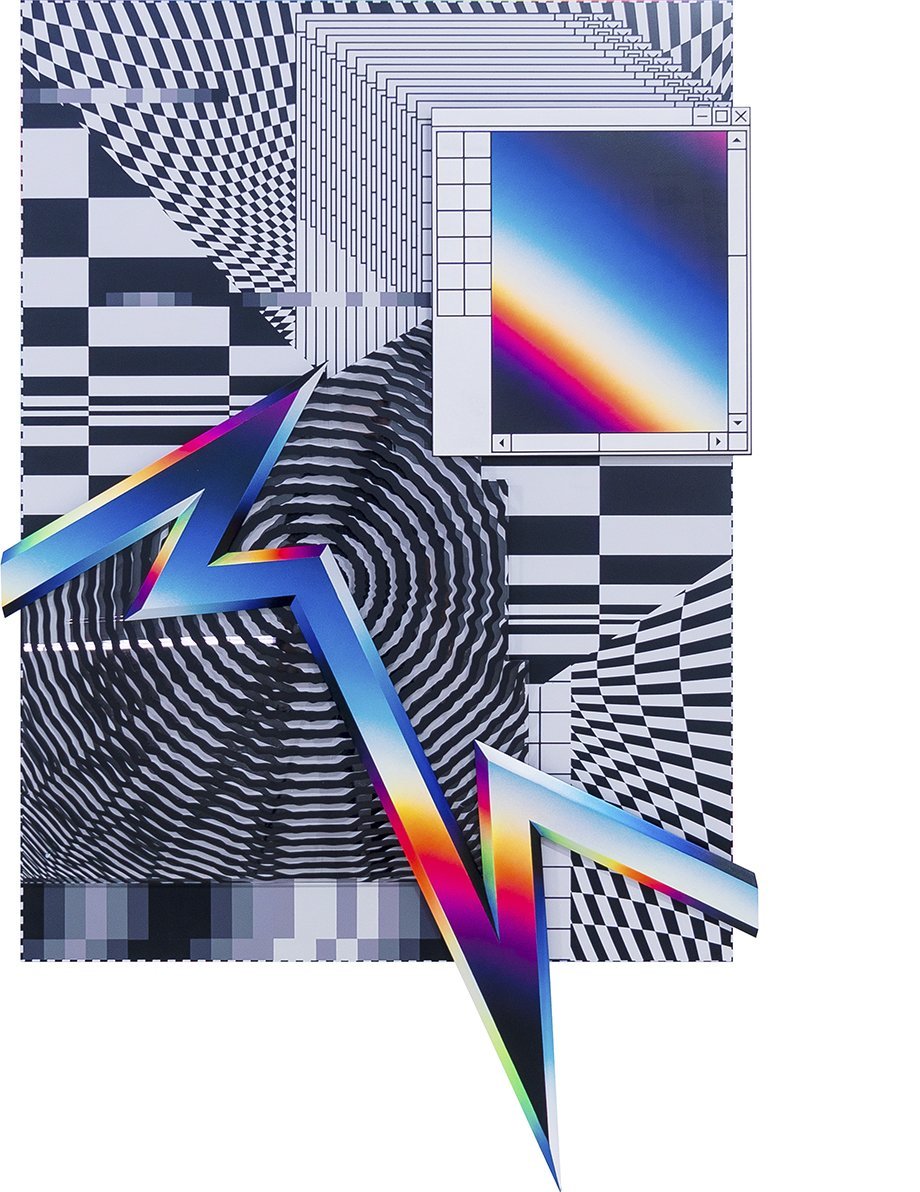 Solo Show print by Felipe Pantone on sale at Underdogs gallery