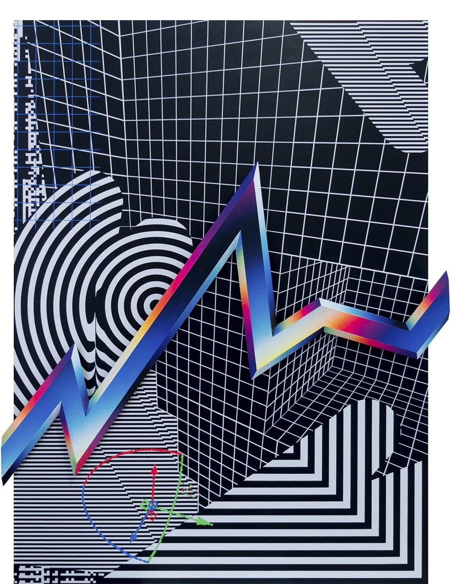 Solo Show print by Felipe Pantone on sale at Underdogs gallery