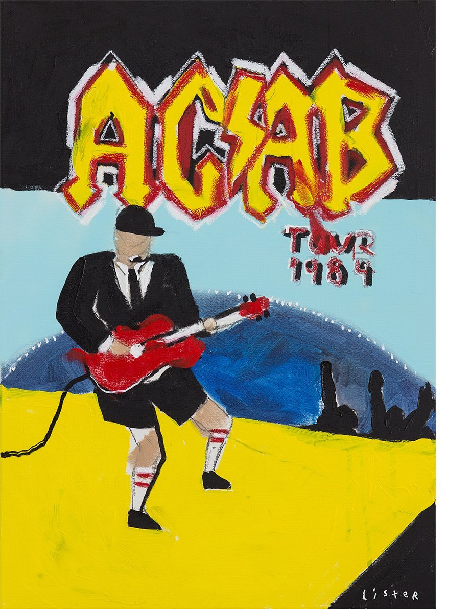 Solo Show print by Anthony Lister on sale at Underdogs gallery