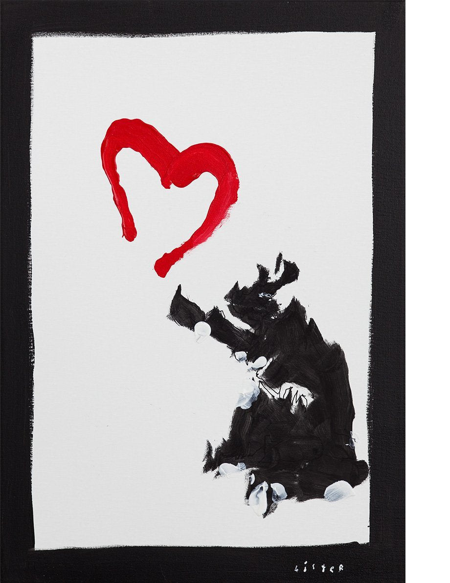 Not Banksy Love Rat Stencil