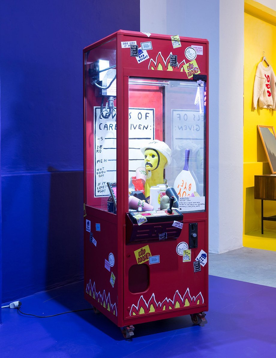 Collectible Solo Show art piece by Wasted Rita, sold via Underdogs