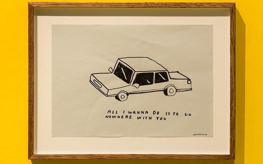 Collectible Solo Show art piece by Wasted Rita, sold via Underdogs