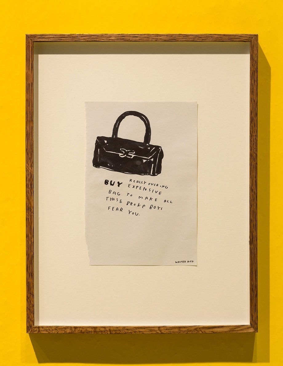 Collectible Solo Show art piece by Wasted Rita, sold via Underdogs