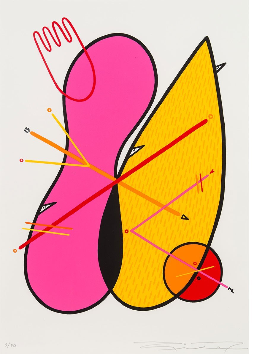 Buy the Geometry Group Show artwork by Sixe Paredes now at Underdogs