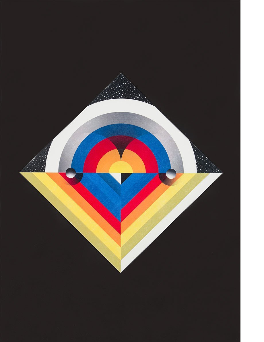 Buy the Geometry Group Show artwork by Okuda San Miguel now at Underdogs