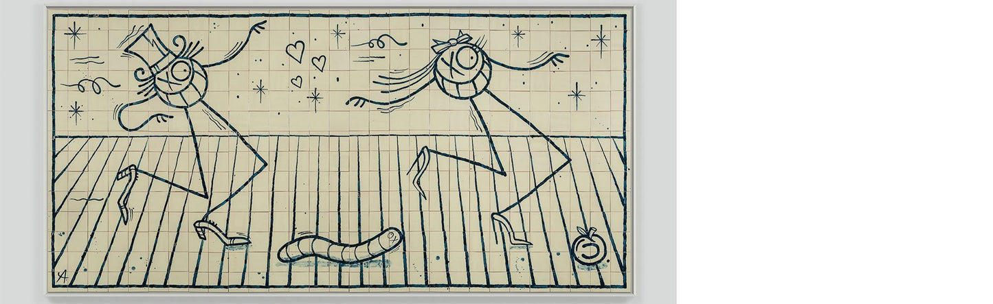 Collectible Andre Solo Show art piece by André Saraiva, sold via Underdogs