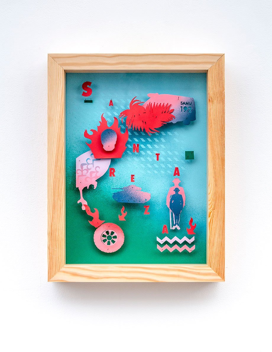 Collectible Cassio Solo Show art piece by Cássio Markowski, sold via Underdogs