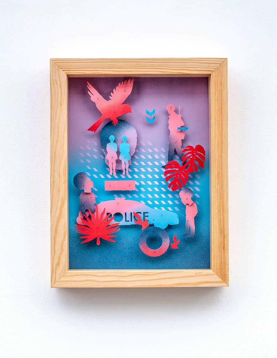 Cassio Solo Show print by Cássio Markowski on sale at Underdogs gallery